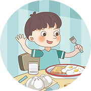 食朝